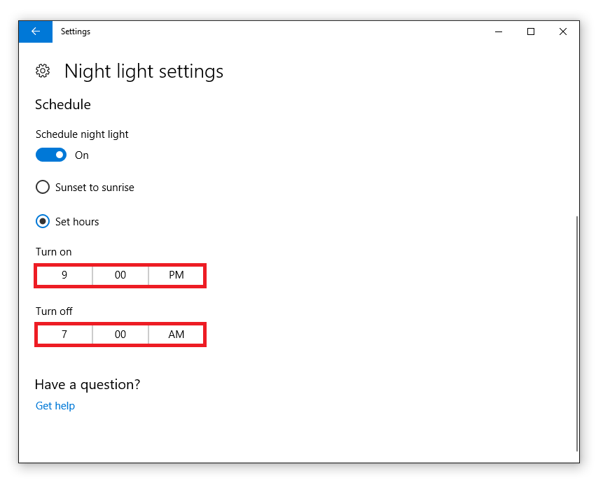 Night light Review (Windows) | Iris